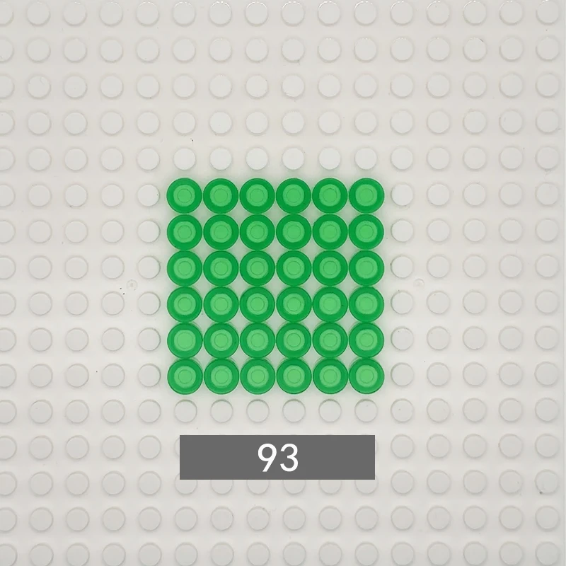 1000 Stück Bausteine 98138 Fliese 1x1 Rund Sammlerstücke Modulares GBC-Spielzeug für High-Tech MOC-Set – Detail 36