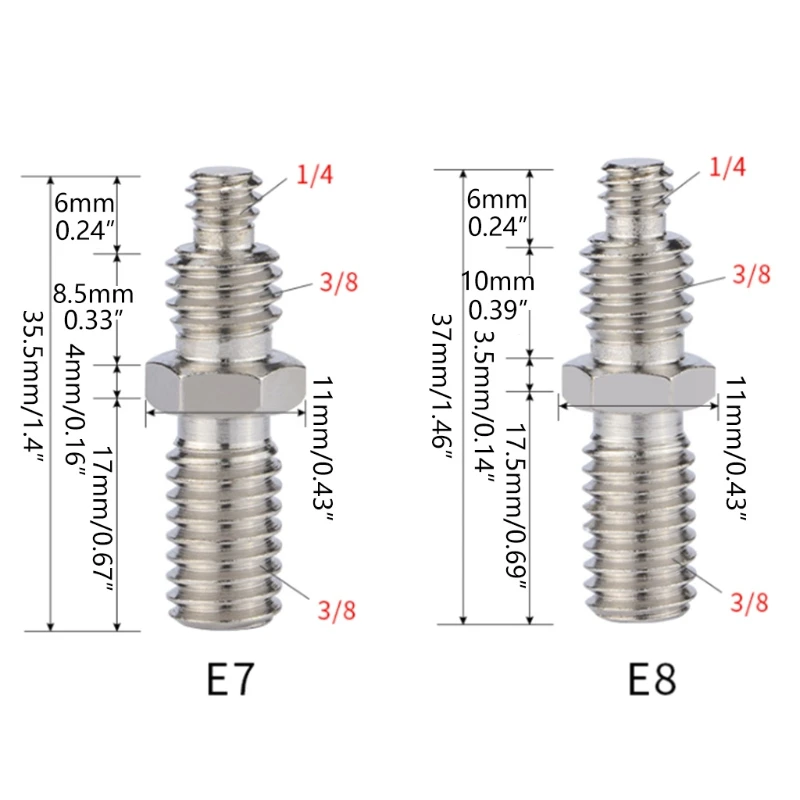 Gắn Chân Máy Adapter Dành Cho Máy Ảnh Nhanh Chân Đế Gắn 1/4 Đến 3/8 Chuyển Đổi Vít Bộ Phụ Kiện Đa Năng