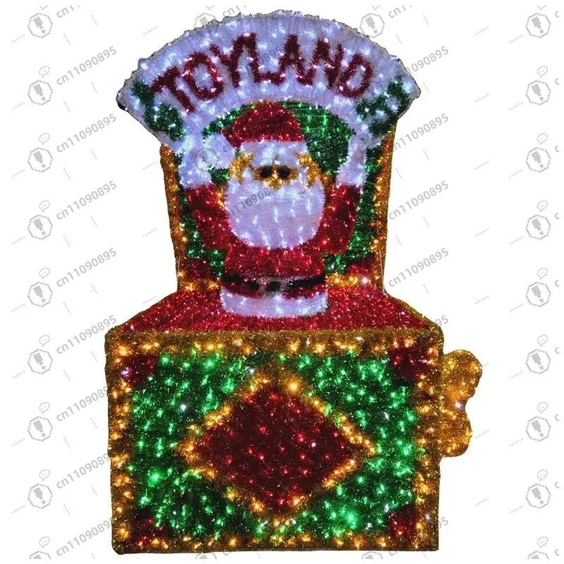 

Лидер продаж по индивидуальному заказу, водонепроницаемый светоизлучающий диод 2,4 м, рождественские игрушки, Санта-Клаус, торговый центр/коммерческое украшение улицы