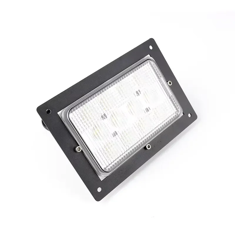 60W Square Car LED Work Light Truck Auxiliary Spotlight Off Road Headlight Heavy Duty Driving Lamp for SUV Jeep 4x4 Vehicle