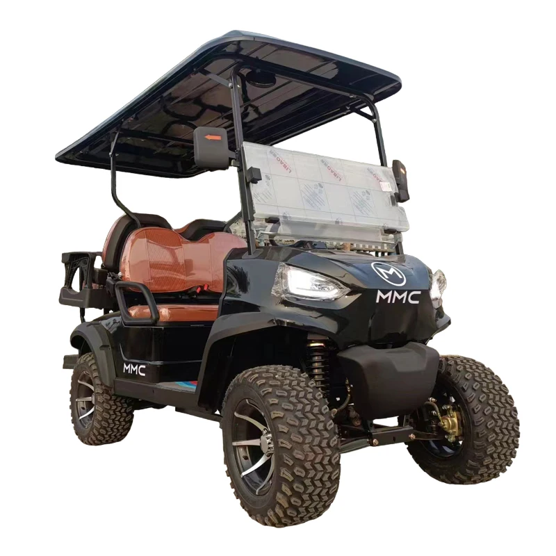 2025 New Design 48V/60V72V Lithium Battery Electric Golf Car Made In China 2 4 6 8 Seats Off-road Tires Golf Cart