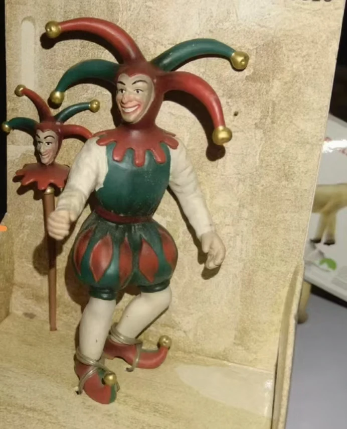 

Фигурка из ПВХ, модель цветного клоуна с принтом