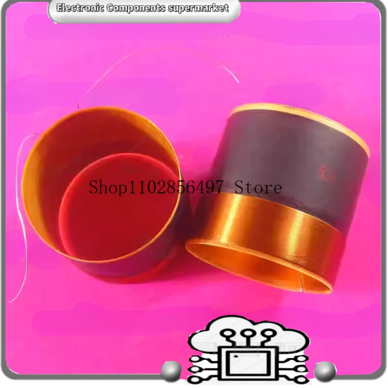 50.8mm Bass Coil Fiberglass Pure Copper Round Wire With Two Layers Of 10 inch 12 inch 15 inch Speaker Coil 51 Cores