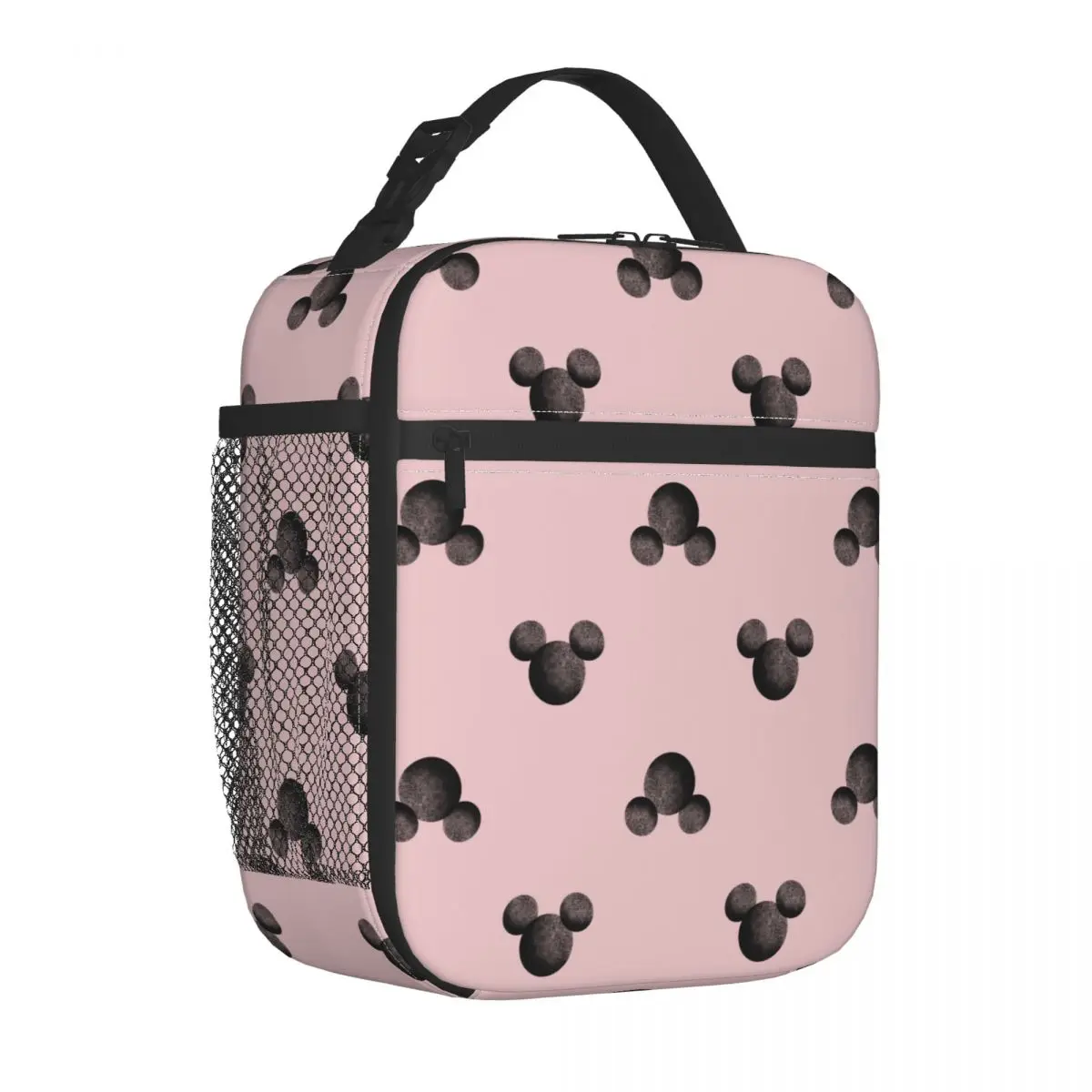 Mickey Pink Icon Insulated Lunch Bags Leakproof Reusable Thermal Bag Tote Lunch Box Beach Outdoor Food Storage Bags