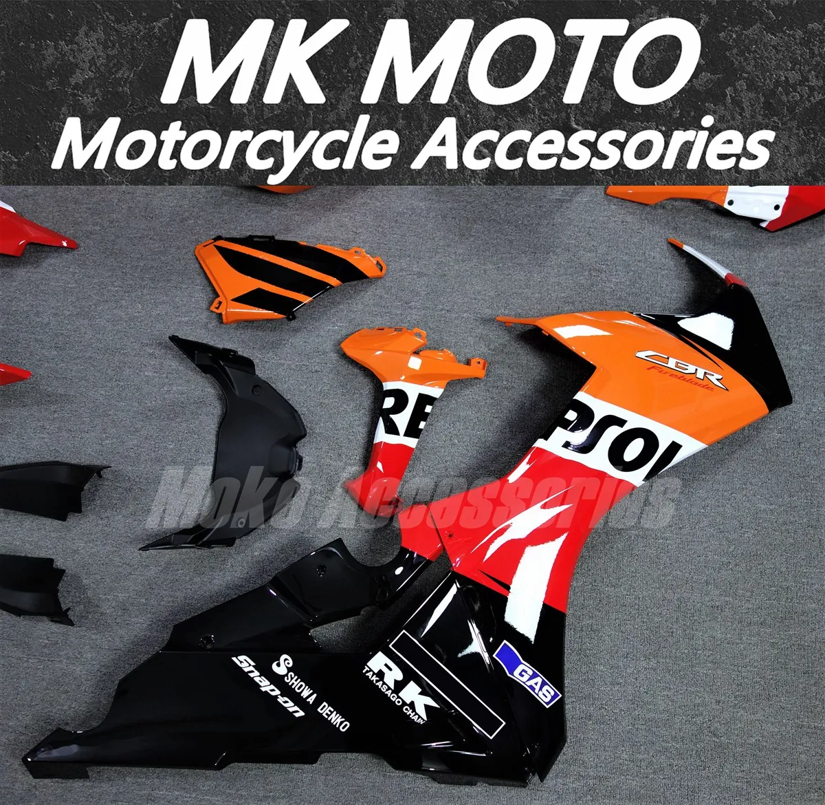 Moke moto Motorcycle Fairings Kit Fit For Cbr1000rr 2017 2018 2019 Bodywork Set High Quality ABS Injection Black Red Orange
