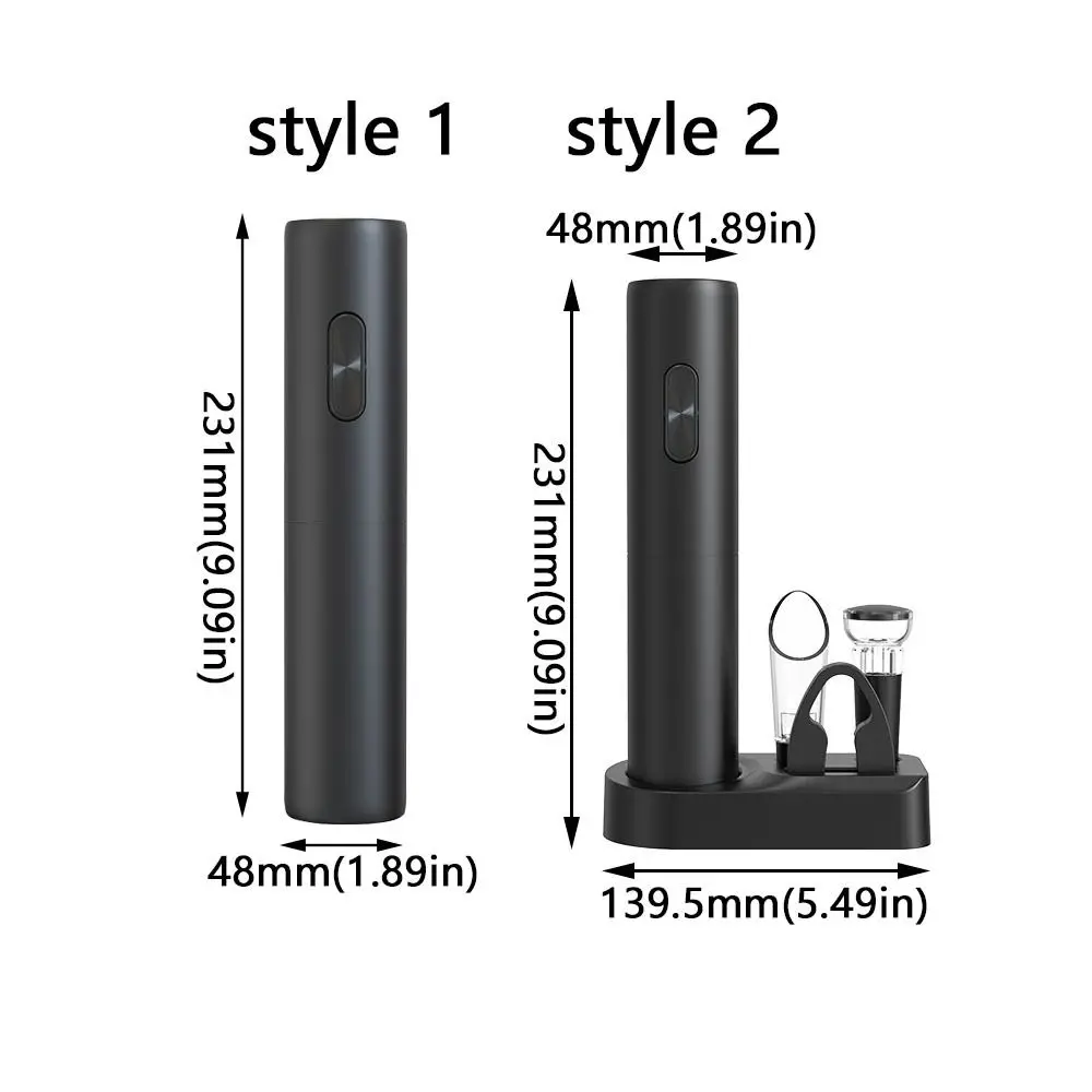 5 in1 فتاحة زجاجات النبيذ الكهربائية المدفق سدادة فراغ السدادات فتاحة النبيذ مجموعة احباط القاطع التلقائي المفتاح أدوات مطبخ