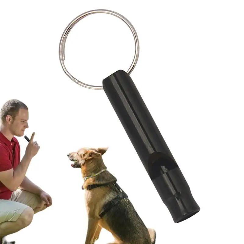 Dog Whistle To Stop Barking Aluminum Alloy High Frequency Dog Recall Whistle Portable Dog Training Tools Stop Bark Control Tool