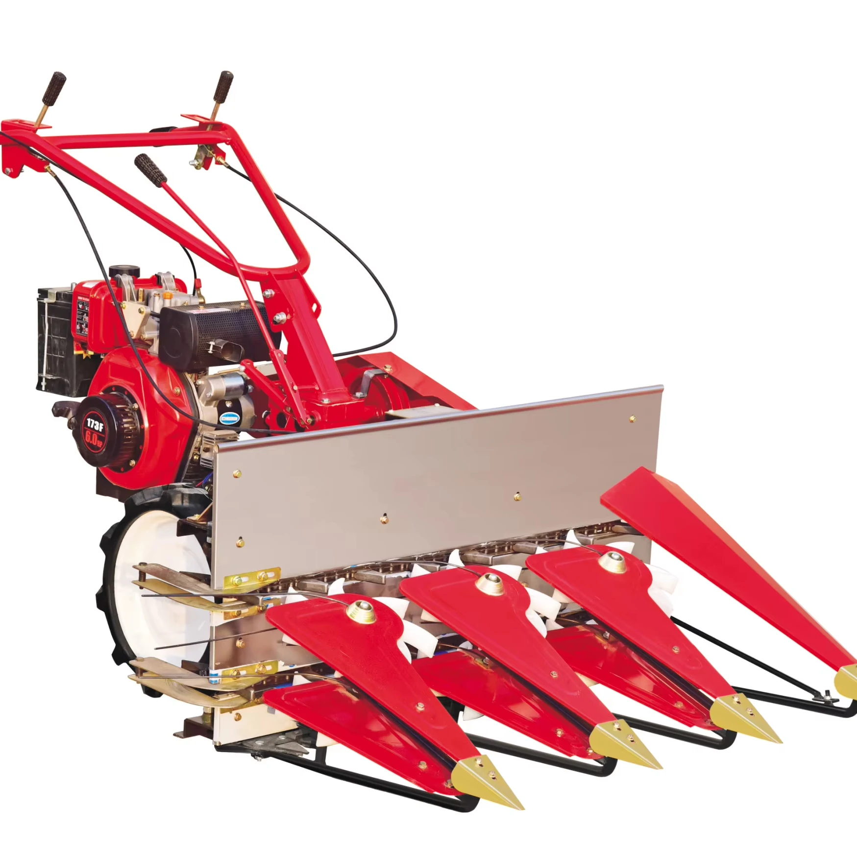 

Бытовая многофункциональная косилка Weiwei, самоходная ручная нажимная машина с двигателем высокой производительности, машина для сбора урожая