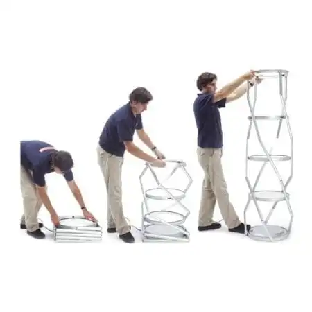 Folding Trade Show Twist Tower Pop up Cheap Showcase Promotional Twist Tower Display Stand