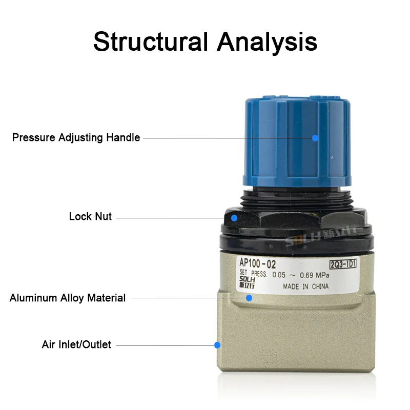SMC Type AP100 Series Relief Valve  pressure regulating relief valve AP100-01/AP100-02