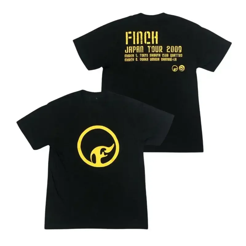 FINCH Band Japan Tour 2009 Black All Size Fan T Shirt AR705