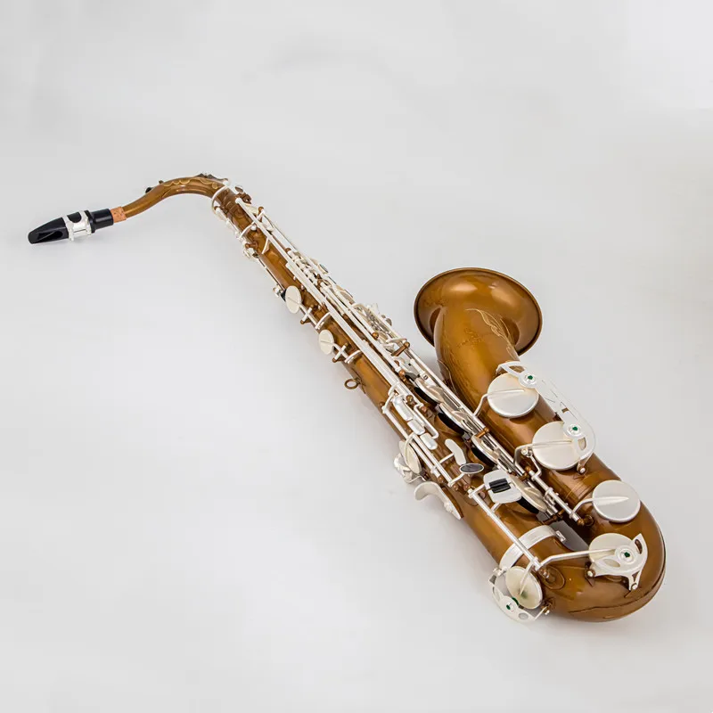 

New Professional Musical Instruments T-WO37 Tenor Saxophone Bb Tone Tube Gold Key Sax With Case Mouthpiece Gloves