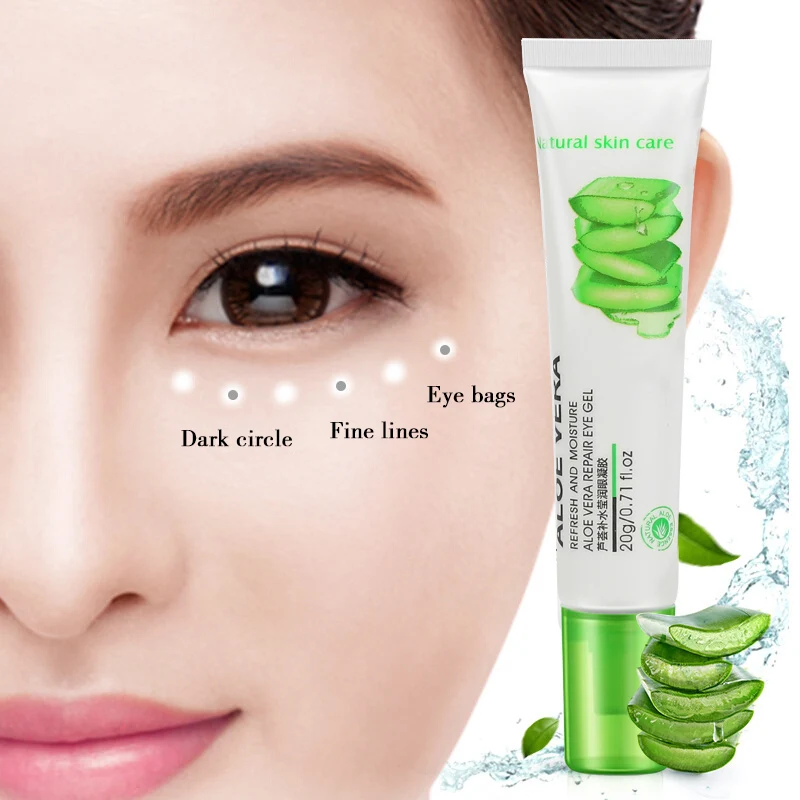 

20/30 Ml Aloe Vera Moisturizing Eye Cream Anti-Wrinkle Anti-aging Remove Dark Circles Puffiness Nourish Anti Wrinkles Eyes Cream