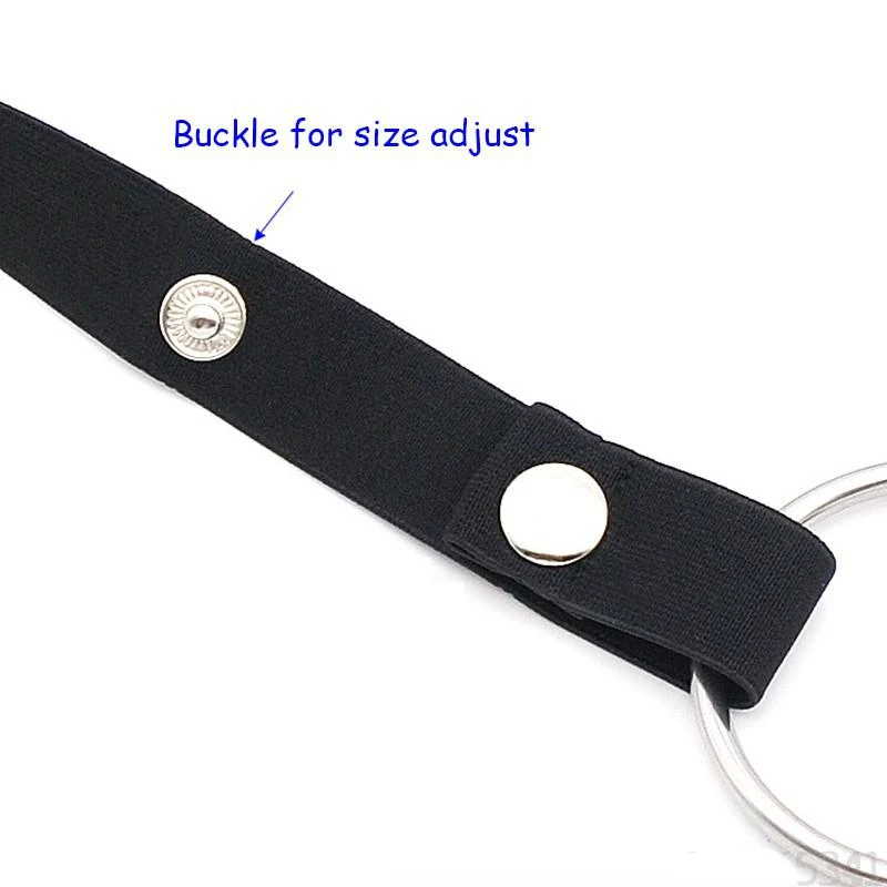 Elastic Auxiliary Belt For Chastity Cage,Male Bondage Penis Ring Fixed Belt,Adjustable Rope Cock Cage Stereotype Sex Toy For Man