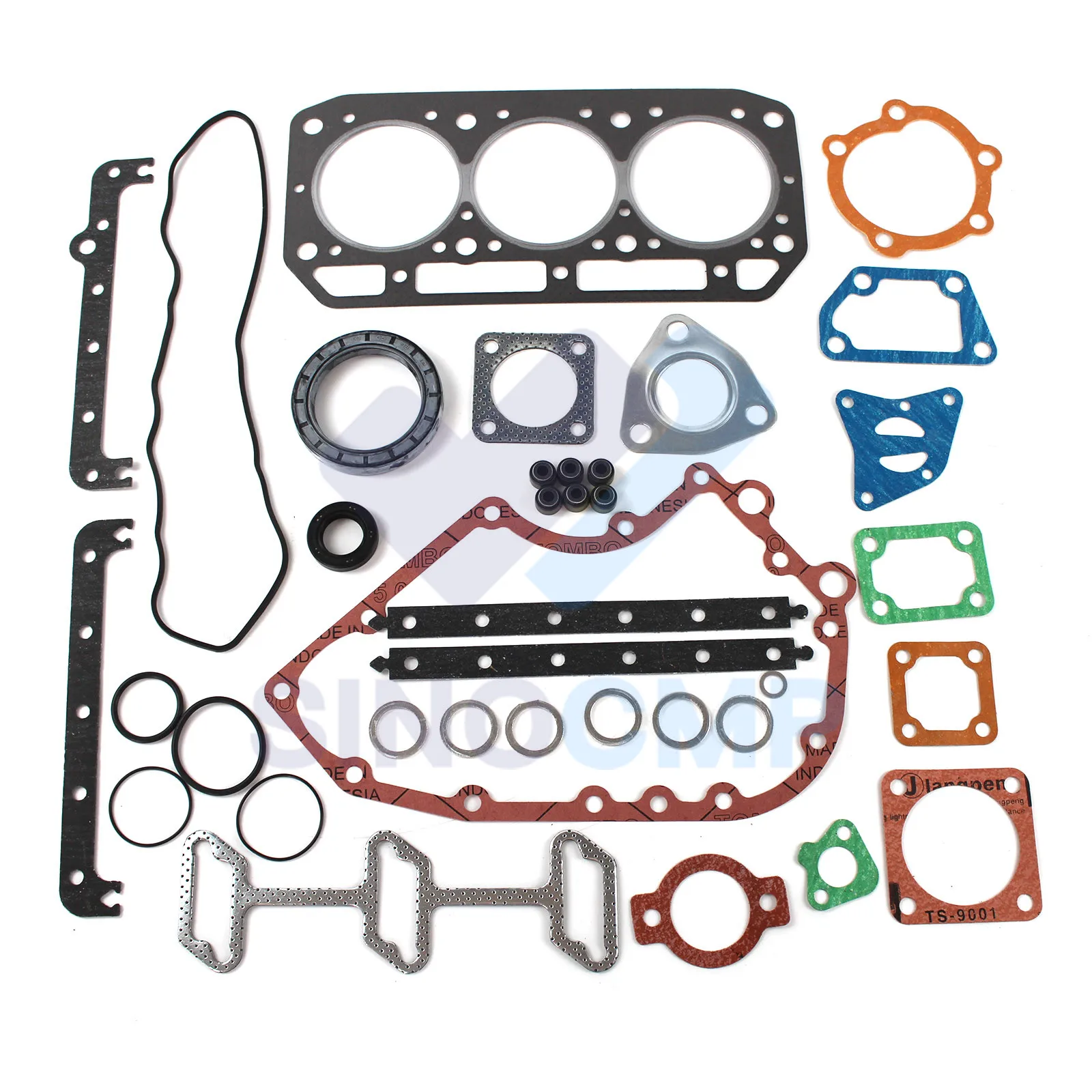 3TN84 3TN84L-RB 3TN84E-RK 3D84N-2C Gasket Kit for Yanmar B37 B37-1 B271 Engine