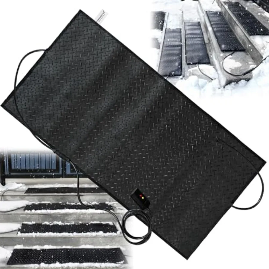 

Heated Snow Melting Mats40x60in Snow Melting Mats Outdoor Electric Ice Melting Mats for Winter Snow Removal Heated DrivewayMat