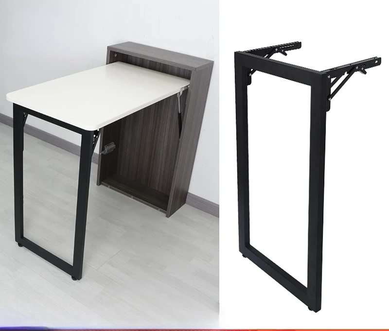 Down Turn Folding Table Concealed Bar Counter Cabinet Support Frame Porch Concealed Connector Hardware Accessories