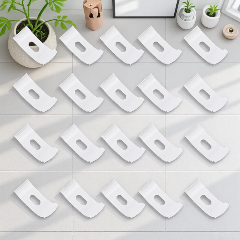 

20pcs Vertical Curtain Track Accessories Metal Repair Plates For Curtains Blinds Installation Fixing Tools Diy Home