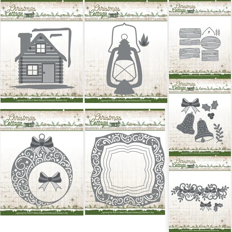 

Новая рождественская серия, металлические штампы, трафареты, сделай сам, бумага для скрапбукинга/фотокарты, штампы для тиснения