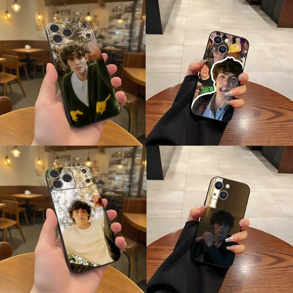 

Чехол для телефона J-Jack Champion для iPhone 17,16,15,14,13,12,11,Pro,XS,Max,XR,Plus,E,SE4,Mini Black Soft Cover