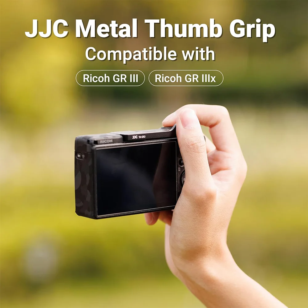 JJC Thumbs Up Grip Hand Grip Holder for Ricoh GR IIIx III II GR3x HDF GR3 HDF Camera Accessories Hot shoe Cover Hot Shoe Cap