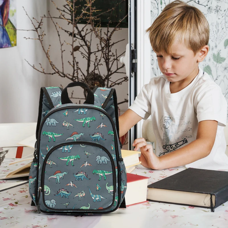 32CM children\'s minimalist and fashionable backpack, Oxford cloth backpack for elementary school students, boys and girls