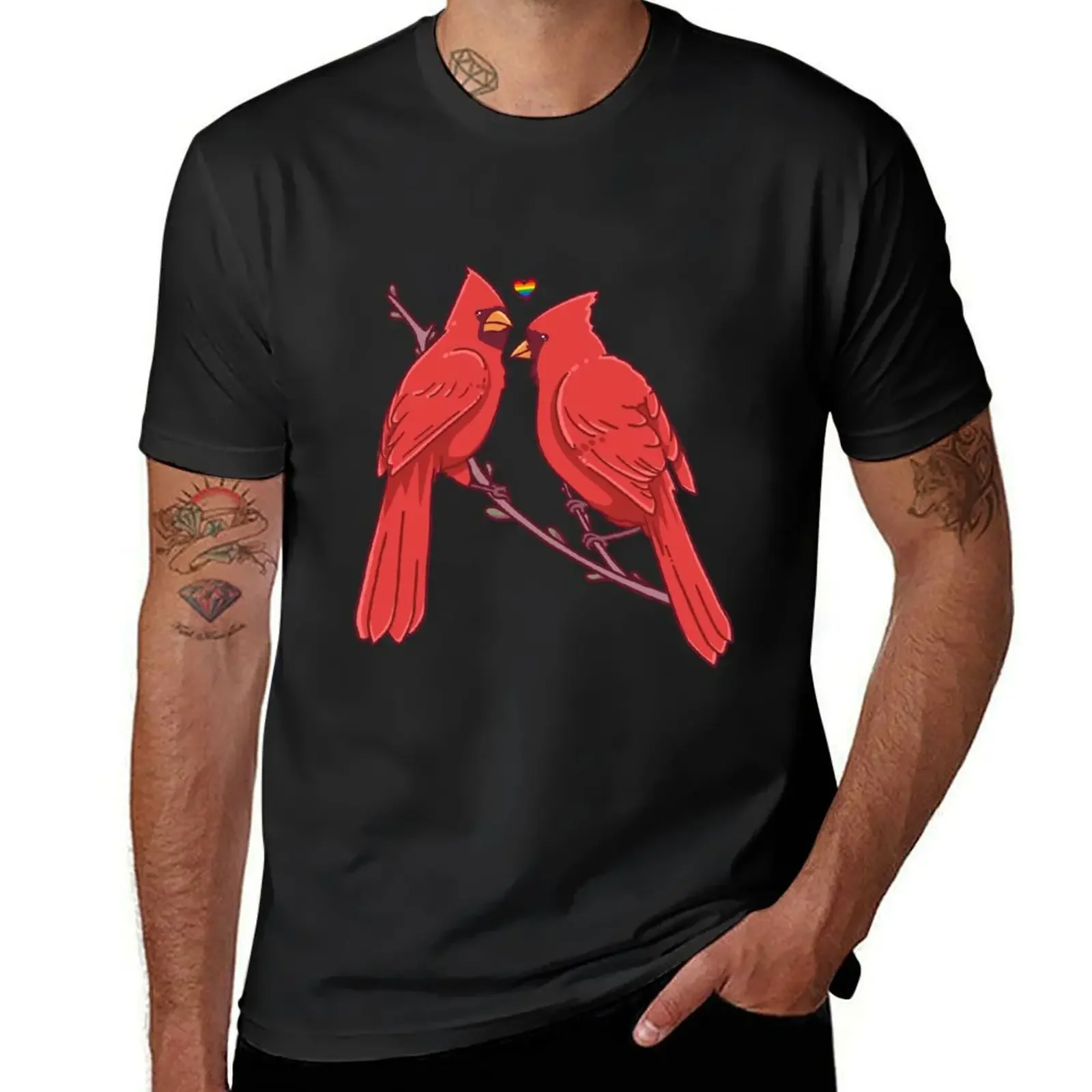 

Gay Cardinals T-Shirt oversized graphic tee Short sleeve tee anime tshirt workout shirts for men