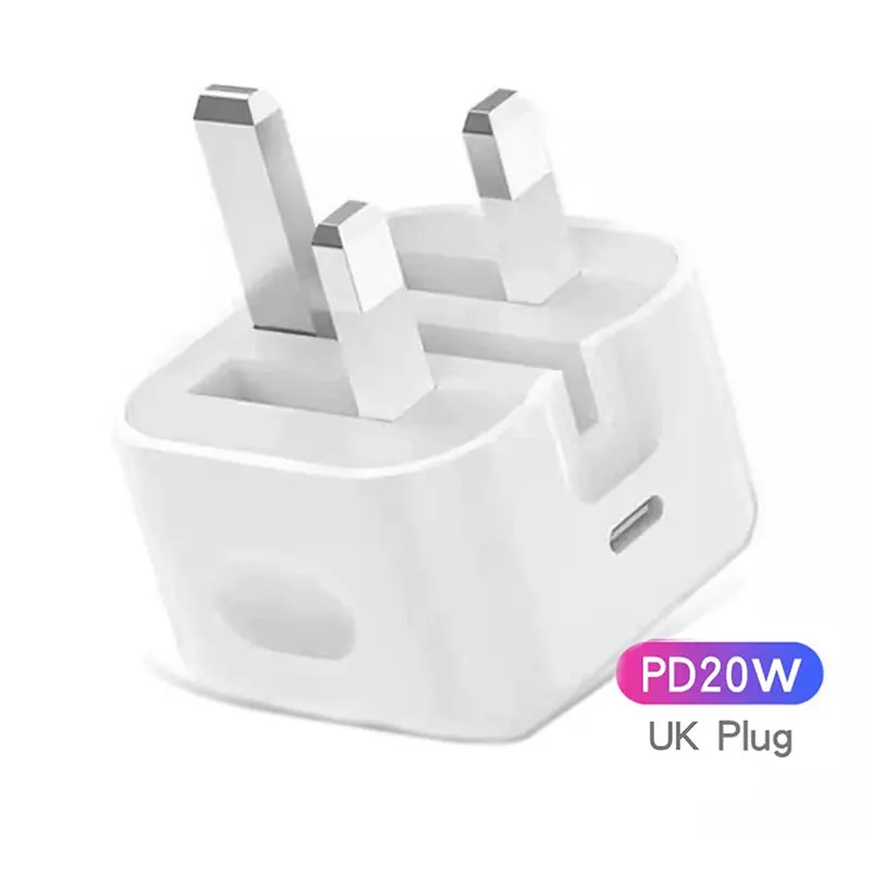 1 Port USB-C UK Plug Power Adapter Wall Charger Type-C Charger