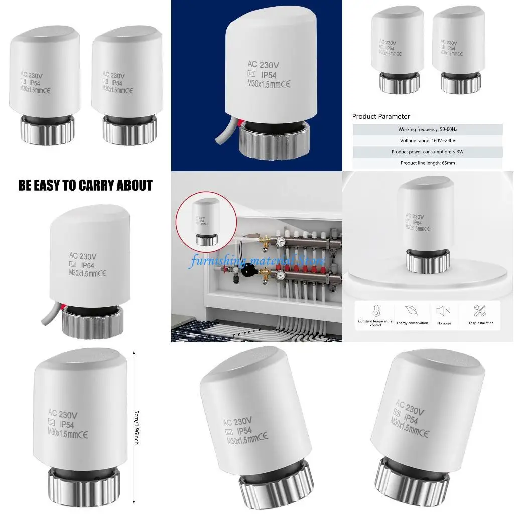 

Y5GD Multipurpose Sturdy Thermals Electric Valves 24V for Underfloor Heating with Easy Installation and Quiet Operations