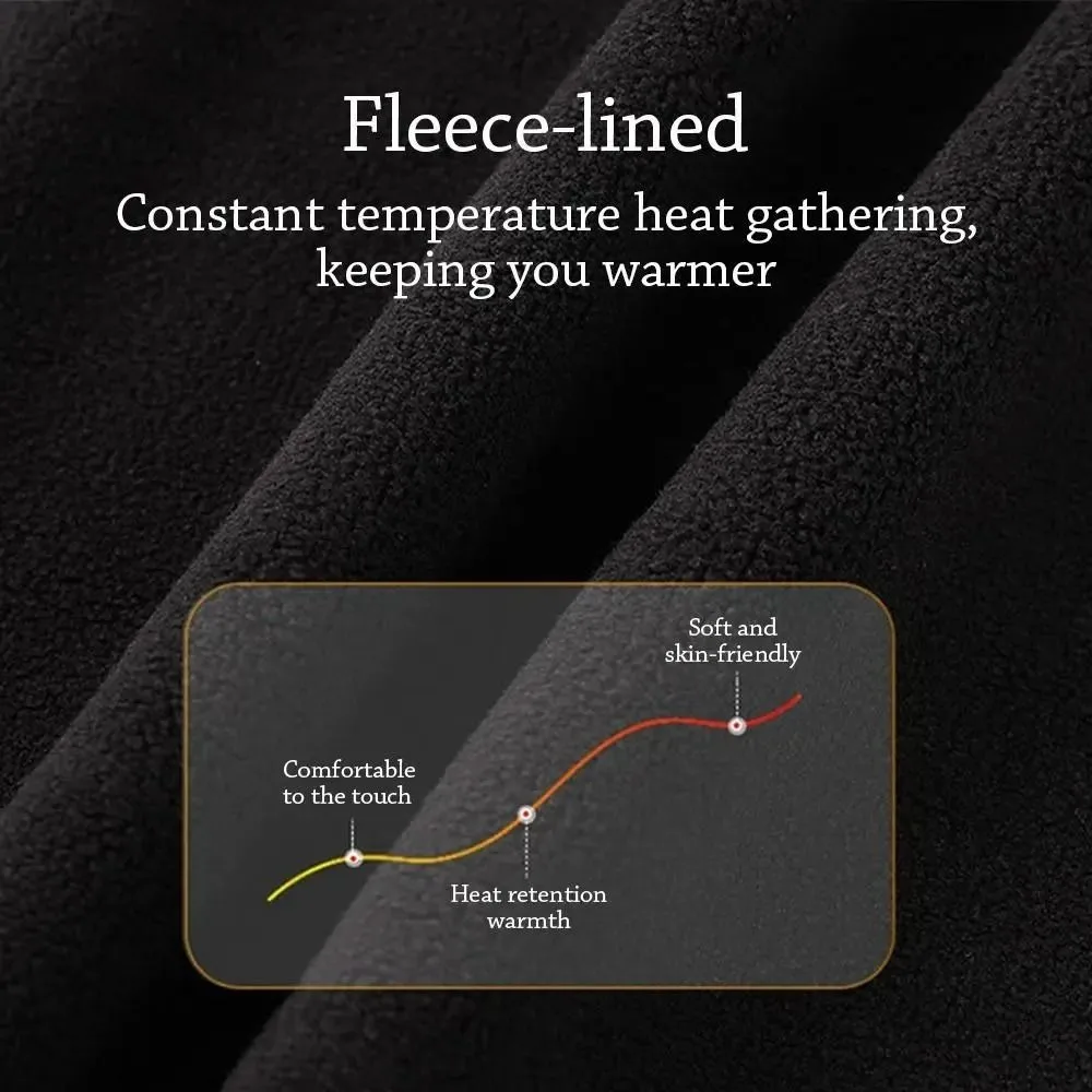 1 Level 3 Level USB Electric Heated Gloves Solid Color Adjustable Temperature Winter Heated Gloves Warm Thick PU Gloves