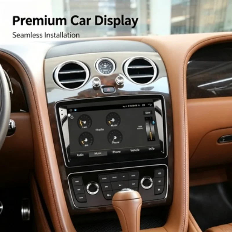 9 Inch Android14 MediaCarPlayer For Bentley Flying Spur/Continental 2005-2012 GPS Navigation 8Core 8+256G CarPlay 4G 1280*720