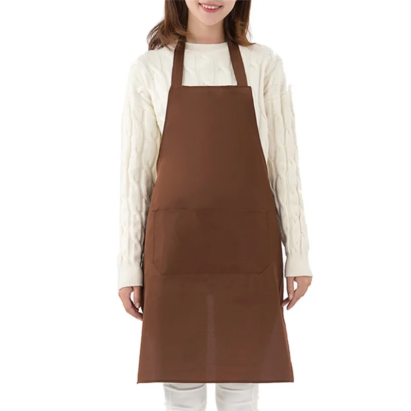 Hot Sale Cooking Kitchen Apron For Woman Men Chef Waiter Cafe Shop BBQ Hairdresser Aprons Bibs Kitchen Accessory NEW