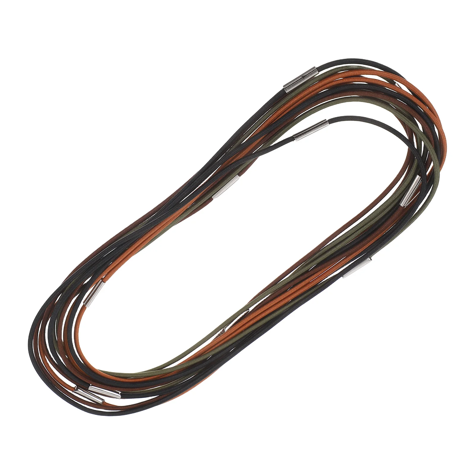 12 個のノートブックゴムバンド伸縮性のあるナイロンロープバインディングコードトラベルジャーナルストラップアクセサリー旅行者用ブックストラップキャリア