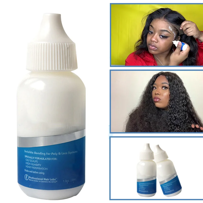 cola para lace Cola de renda peruca invisível ligação cola forte segurar peruca dianteira do laço cola à prova dwaterproof água cabelo cola para peruca frontal fantasma