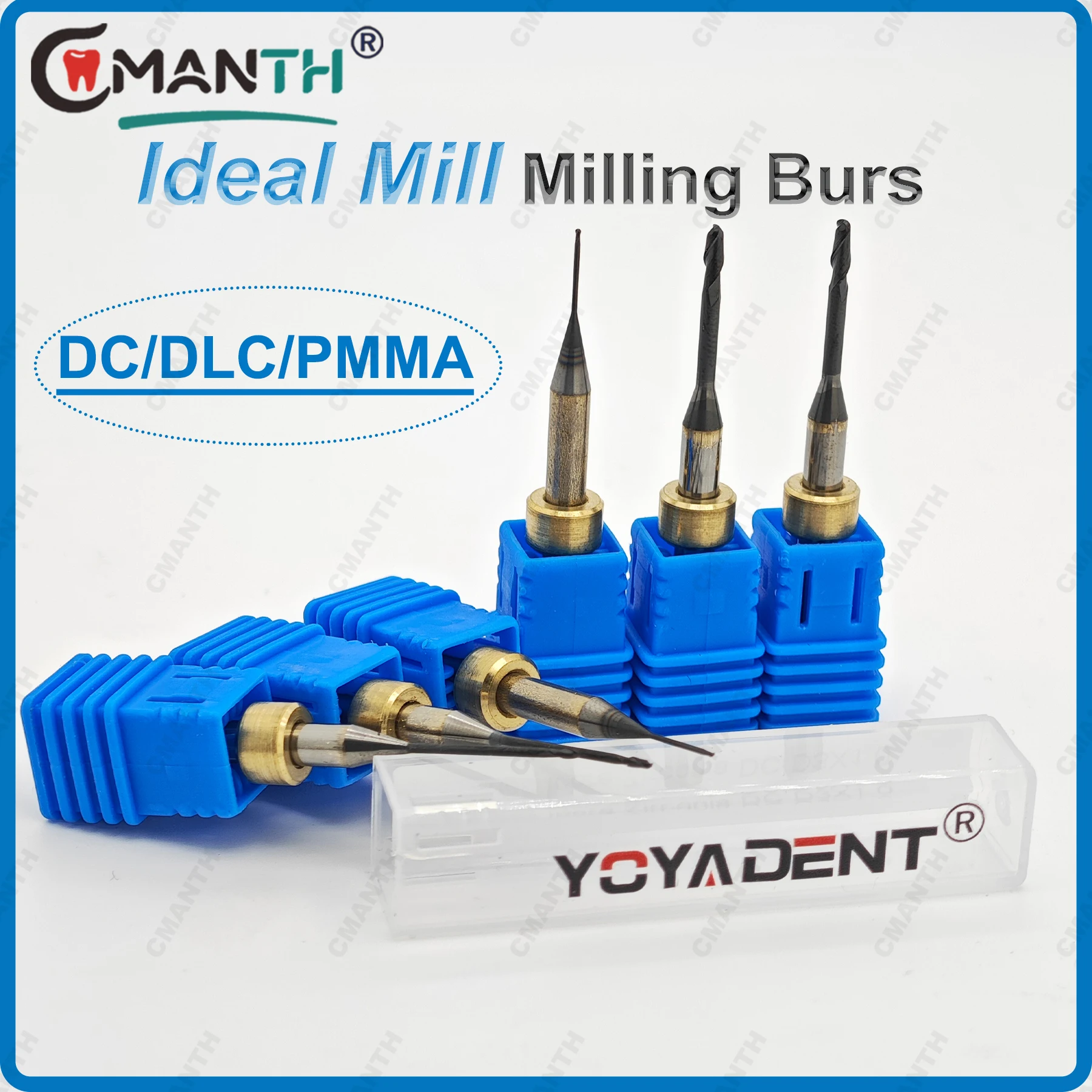 

Фрезы для зуботехнических работ Ideal Mill Zotion: для циркония, воска, PMMA, CAD/CAM, с покрытием DC/DLC, для зуботехнических лабораторий, материалы для шлифовки