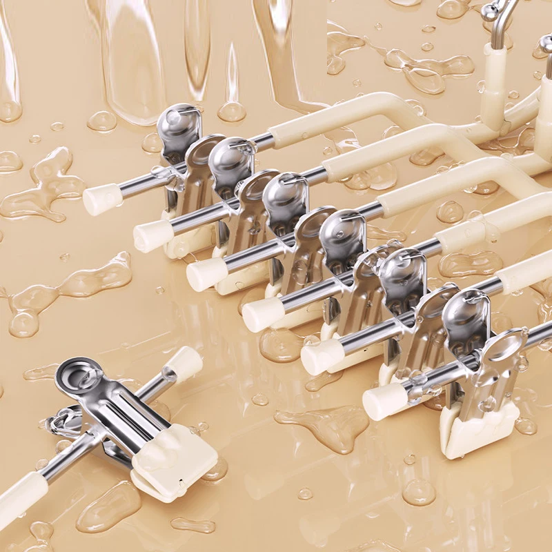 10pcs-set-pants-racks-wind-proof-multi-purpose-skirt-racks-for-clothes-drying-trousers-wardrobe-clip-anti-slip-clothes-hanger
