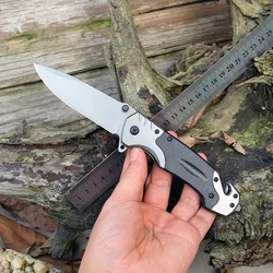 CNC Cutting Folding Knife for Survival, Faca tática militar, Equipamento de acampamento, Cortador Multitool, Jackknife, Canivete Turista