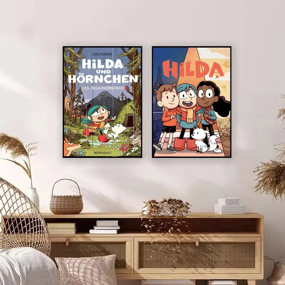 Animation H-Hilda Poster Graffiti Art Posters, Chic Wall Decor for Home, Studio, Office & Coffee Shop