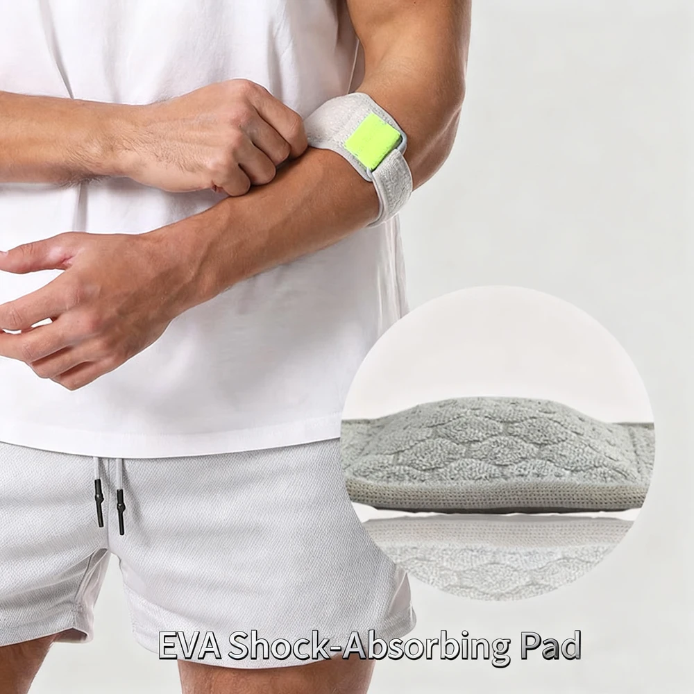 

1PC Tennis Elbow Brace for Men&Women,Adjustable Elbow Strap for Tendonitis,Elbow Pain Relief,Golfers Elbow Brace with Pad