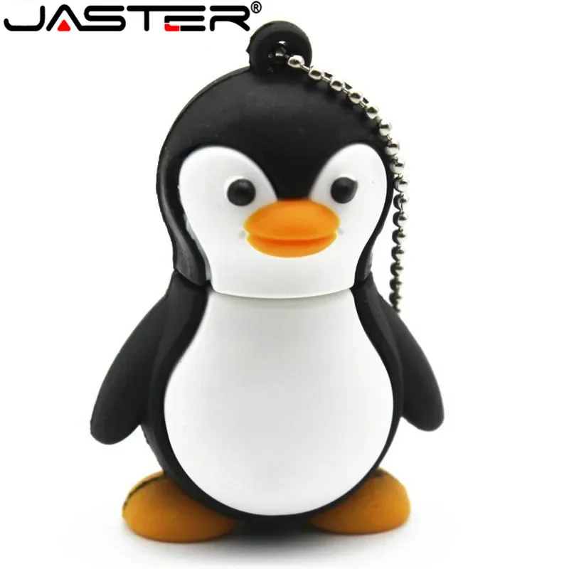 JASTER oryginalny kreskówkowy pingwin pamięć USB U dysk USB Creativo Pendrive 4gb 8gb 16gb 32gb karta pamięci 64gb rzeczywista pojemność