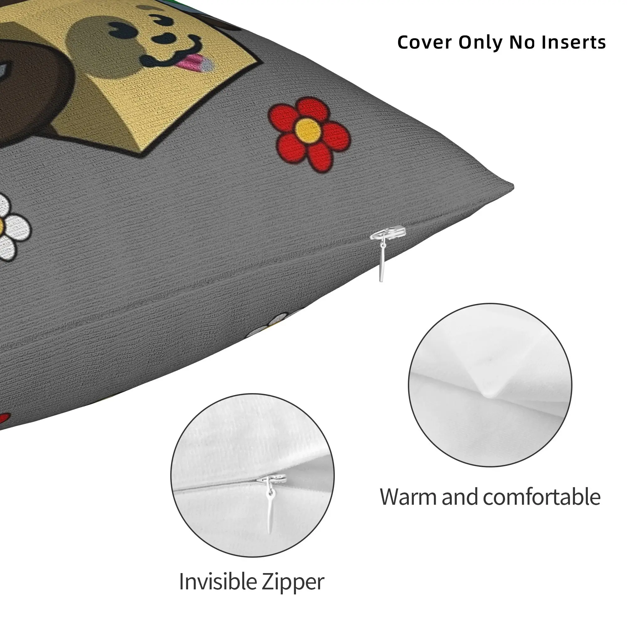 Print Bee Swarm Simulator Collection BSS Pillowcase Polyester Cushion Cover Decorative Clover‌ Pillow Case Cover Home Wholesale