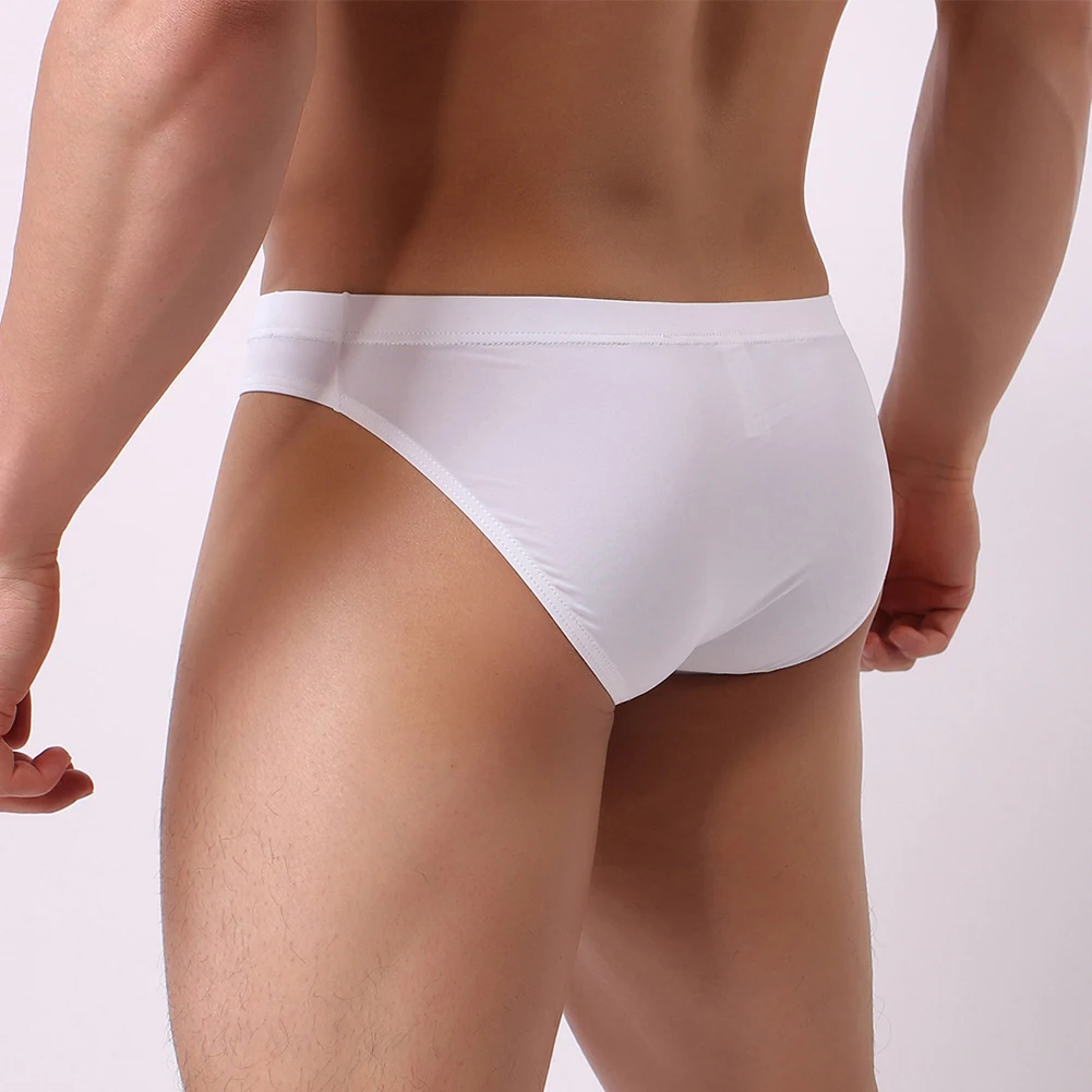 

Short Underpants Men Elephant Nose Brief Elephant Nose Bikini Ice Silk Underwear Comfortable and Sexy Men's Briefs
