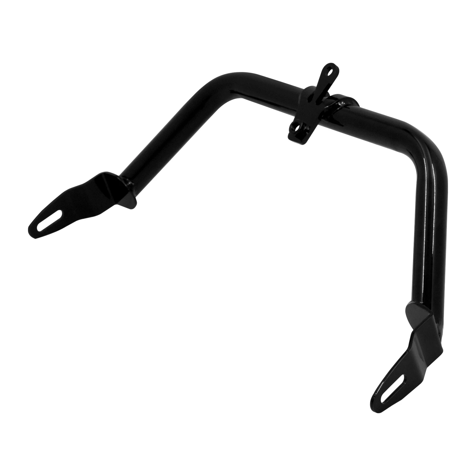 Motorcycle Black Chopped Engine Guard Highway Crash Bar Fairing Support Bracket For Harley Touring Road Glide FLTRX 2015-Later
