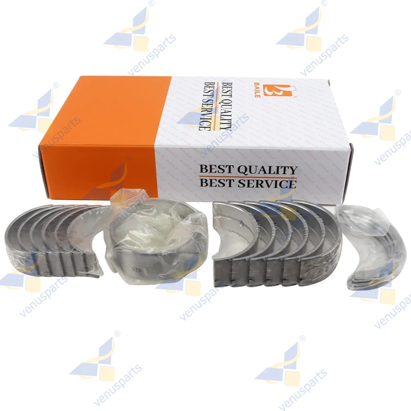 

For Kubota ZB500 Crankshaft Main Bearing Con Rod Bearing +Thrust Washer Engine Overhaul Rebuild Kit