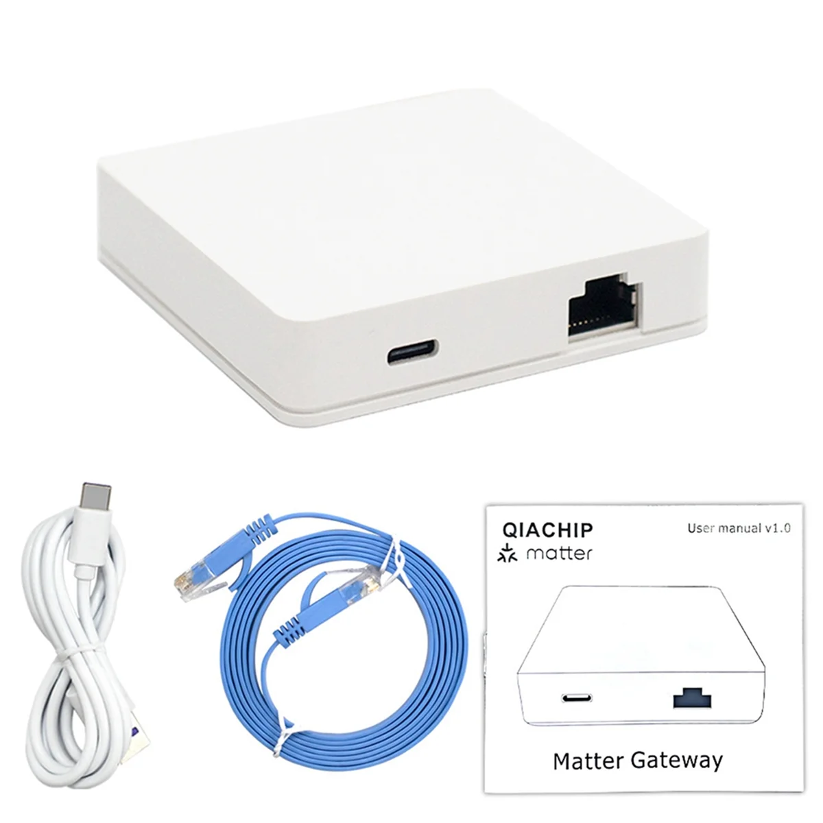 Matter Zigbee 3.0 Wired Gateway Hub Smart Home Bridge Matter Gateway Hub Siri Voice Control for Google Alexa Home Kit