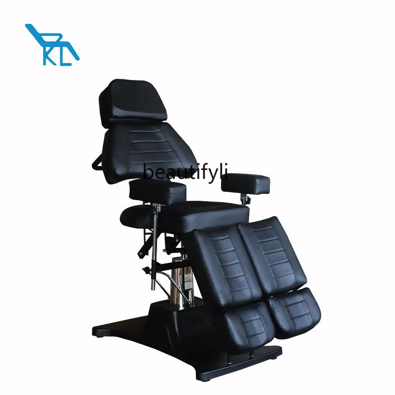 

Multifunctional tattoo embroidery bed, split-leg hydraulic lift, full back tattoo chair, dedicated to tattoo parlors