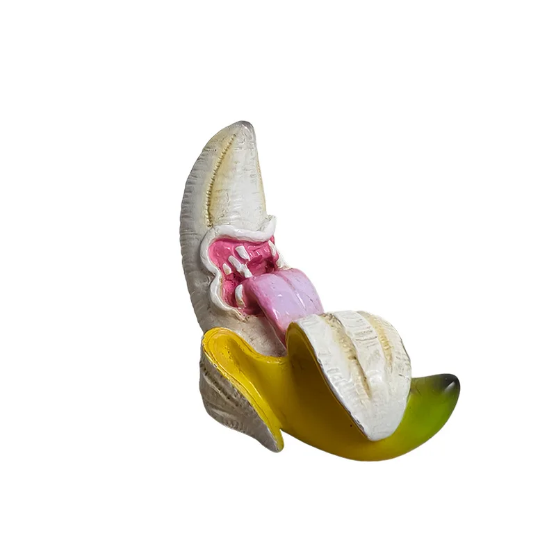 Halloween decoration tongue banana holiday ornament resin worker Halloween ornament home garden garden