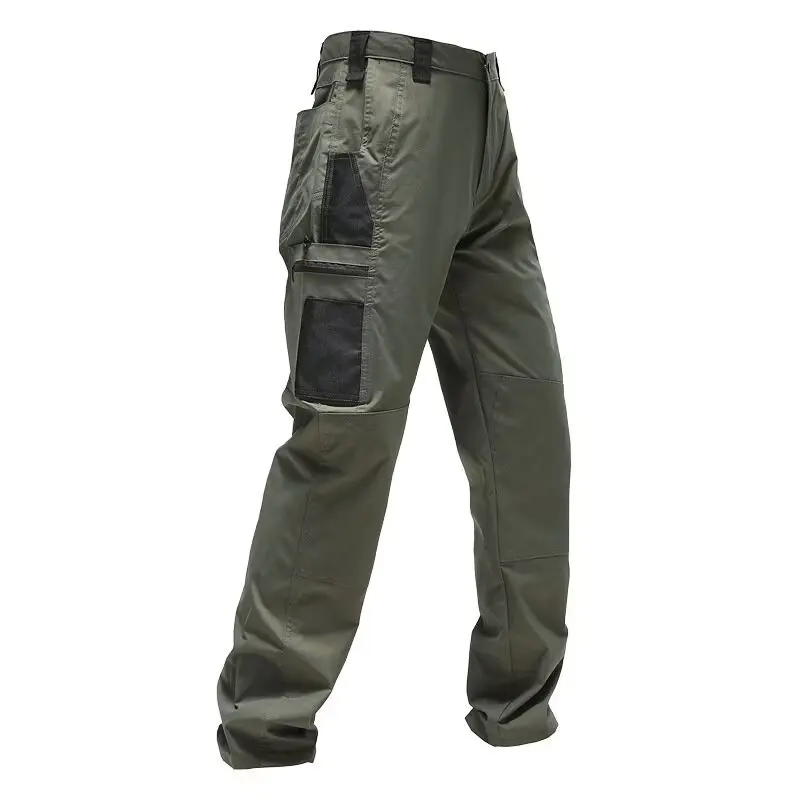 Men's lightweight tactical pants, wear-resistant work pants, governor training water-repellent outdoor multi-pocket cargo pants - view 3