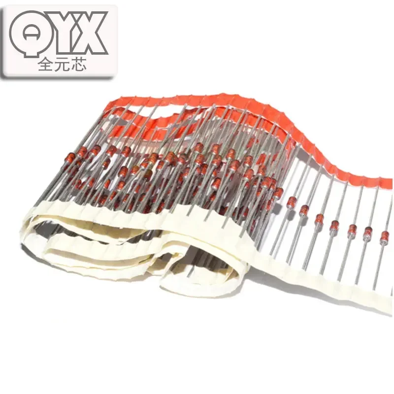 50PCS/LOT NEW ORIGINAL 1N4730A 1N4733A 1N4744A 1N4748A 1N4738A 1W 8V2 8.2V/3.9V/5.1V/15V/22V DO-41