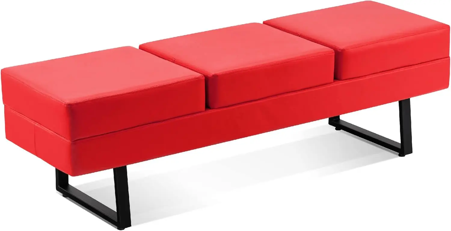 Krzesła do pokoju czekania, wytrzymała ławka do recepcji gościa biurowego, tapicerowane sztuczną skórą krzesła do holowania w salonie, sala konferencyjna 7.